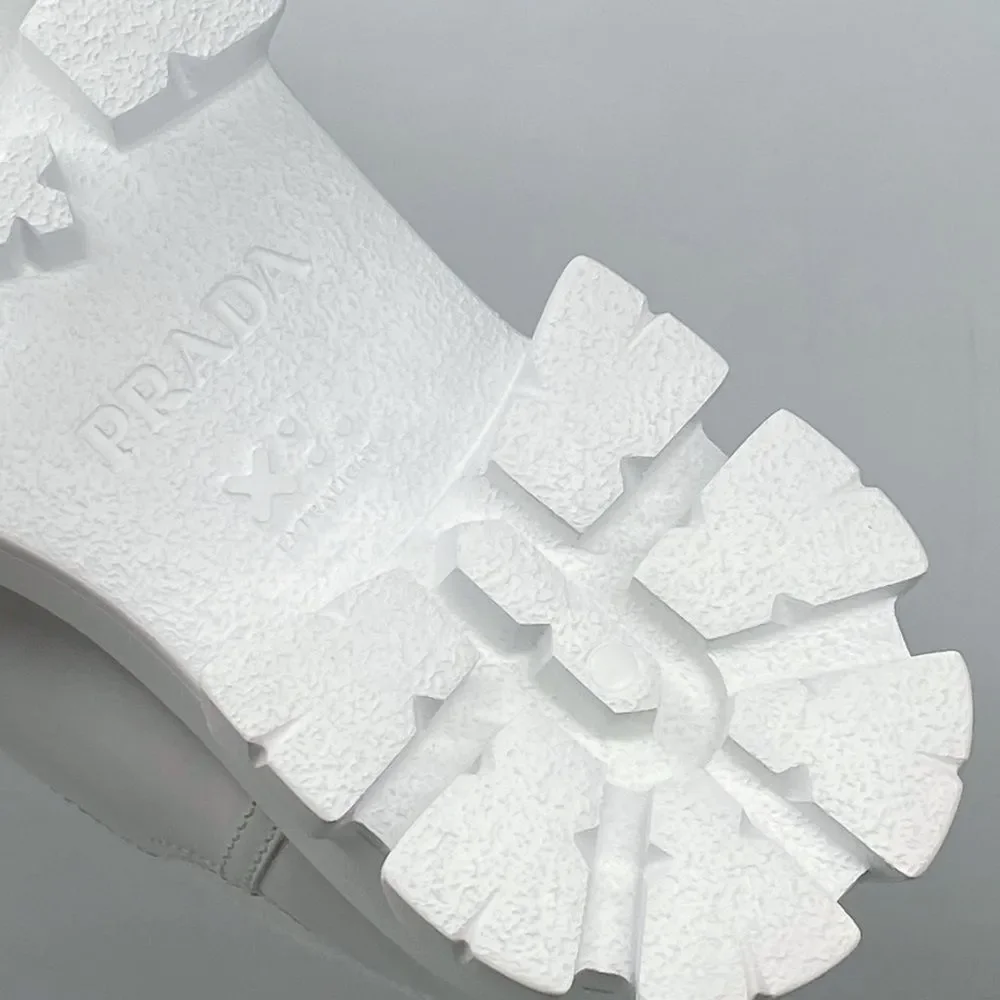 Prada Monolith Leather Lug-Sole Chelsea Boots size 37 - Picture 16 of 16